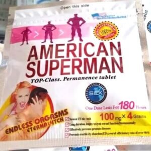 American Superman Pills - 4 Tablets