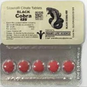 Black Cobra 125mg - 5 Tablets Made in India, Available in Pakistan