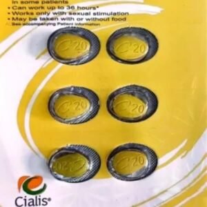 Cialis 20mg (6 Tablets Card) – A Trusted Solution for ED