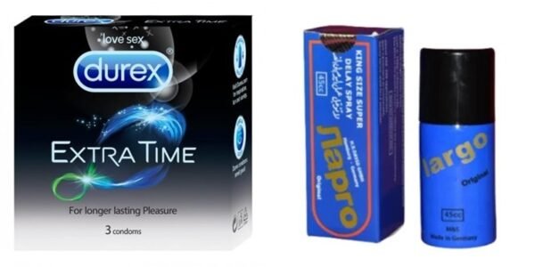 Original Largo Delay Spray + Durex Condoms (Made in Germany)