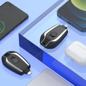 Portable Keychain Charger (1500 mAh) – Your Power Backup, Anytime, Anywhere!