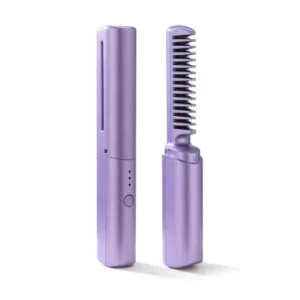 Rechargeable Mini Hair Straightener – Compact Styling on the Go!